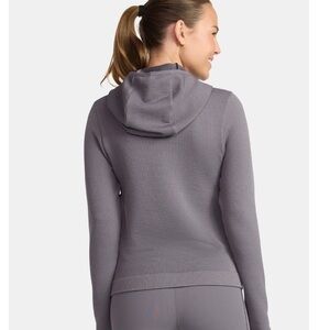 Avia Women's Seamless Zip Hoodie Ash Gray size M